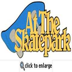 At the skatepark die cut