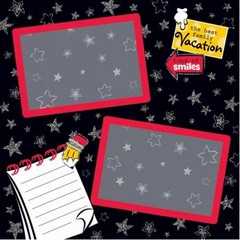 Vacation glitter instant page