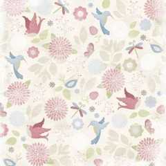 Spring birds in bloom