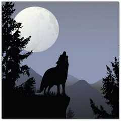Howling wolf
