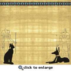 Pharaoh's tomb-anubis and bastet