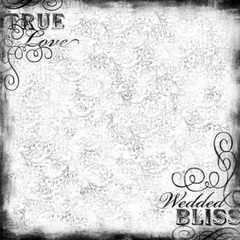 Wedded bliss brocade paper