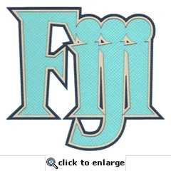 Fiji (3 layer) laser die cut Fiji (3 layer) laser die cut