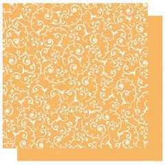 Tangerine glitter swirl