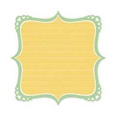 Sweet nothings die cut paper