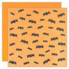 Bats flocked paper