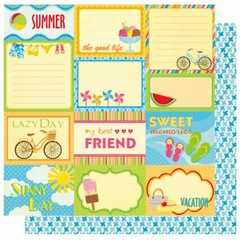 Sunny day tags glitter