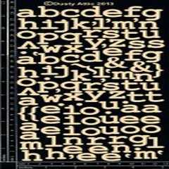 Dusty attic typewriter abc set Dusty attic typewriter abc set