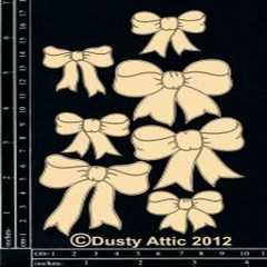 Dusty attix bows pack of 7 Dusty attix bows pack of 7