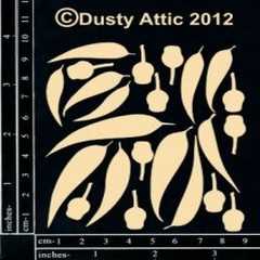 Dusty attic mini gum nuts and leaves Dusty attic mini gum nuts and leaves