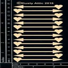Dusty attic heart arrows 1