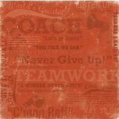 Coach collage orange