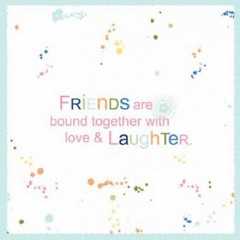 A poem splatters - friends
