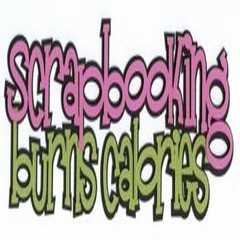 Scrapbooking burn calories
